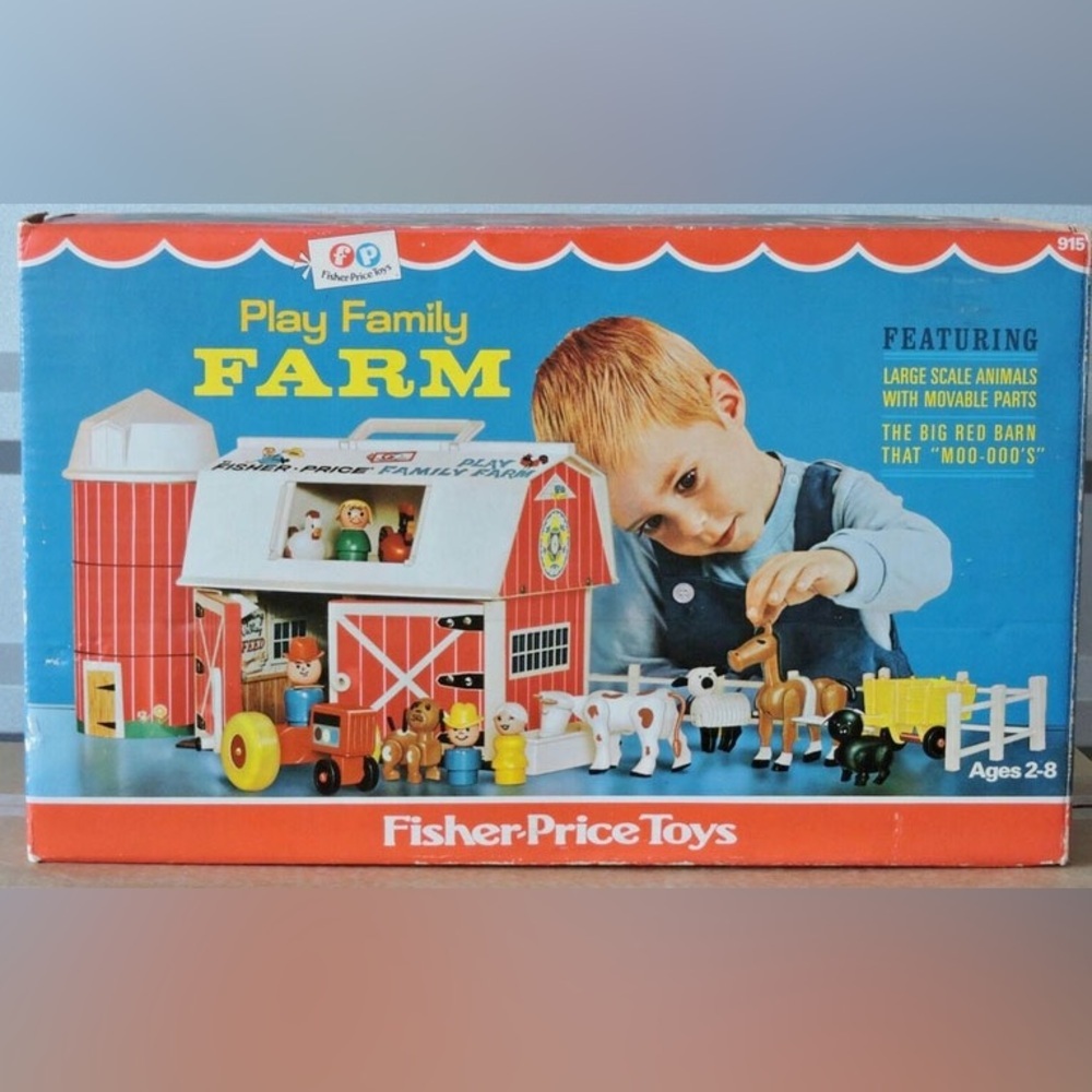 Vintage Fisher-Price Little People Play Family Farm Dog - Picture 4 of 4